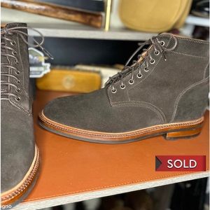 SOLD Parkhurst Allen Boots in CF Stead in Chocolate Suede 9.5D